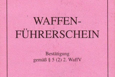 Waffenführerschein